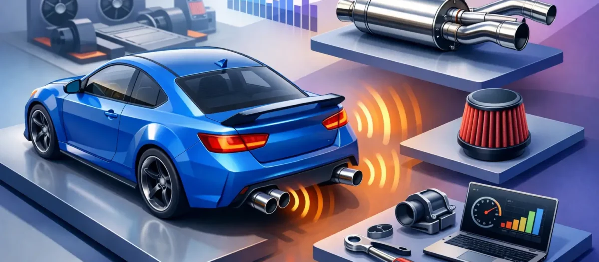 Sportuitlaat geluid verbeteren auto? Zo pak je het aan