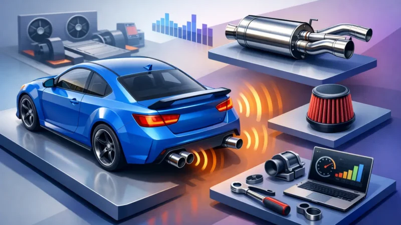 Sportuitlaat geluid verbeteren auto? Zo pak je het aan