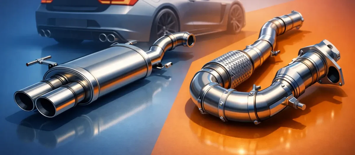 Catback of downpipe verschil voor jouw auto