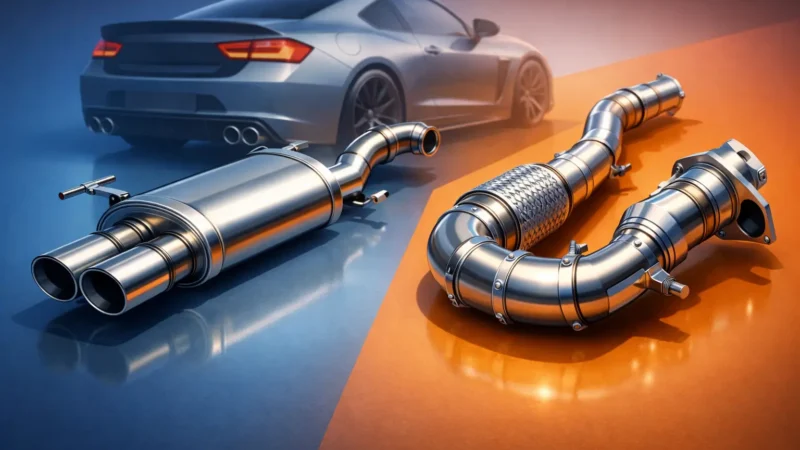 Catback of downpipe verschil voor jouw auto