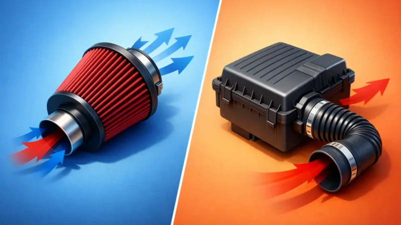 Open luchtfilter versus airbox: wat werkt beter?
