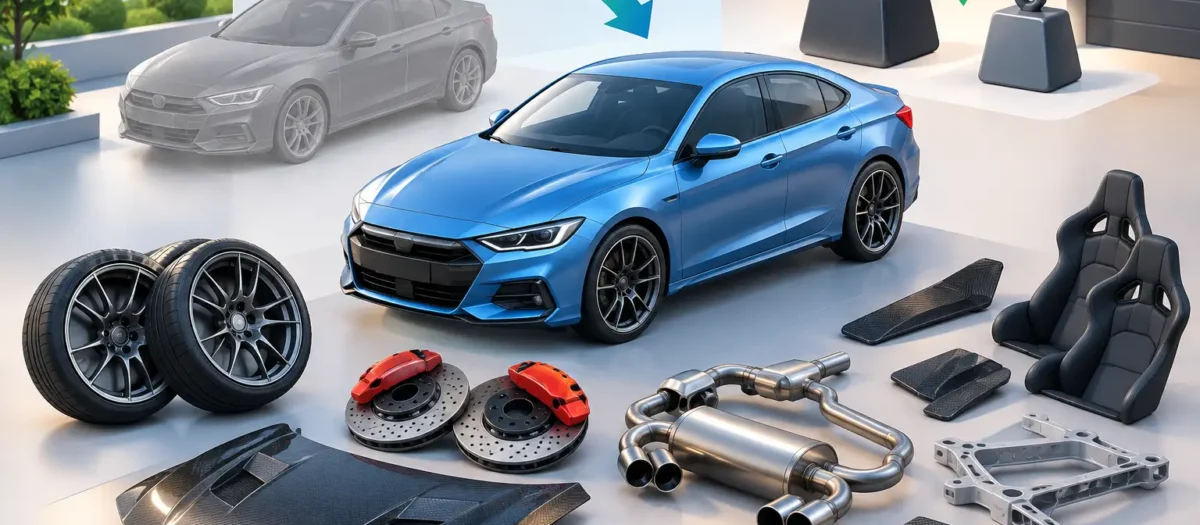 Auto gewicht verminderen: gids voor slimme upgrades