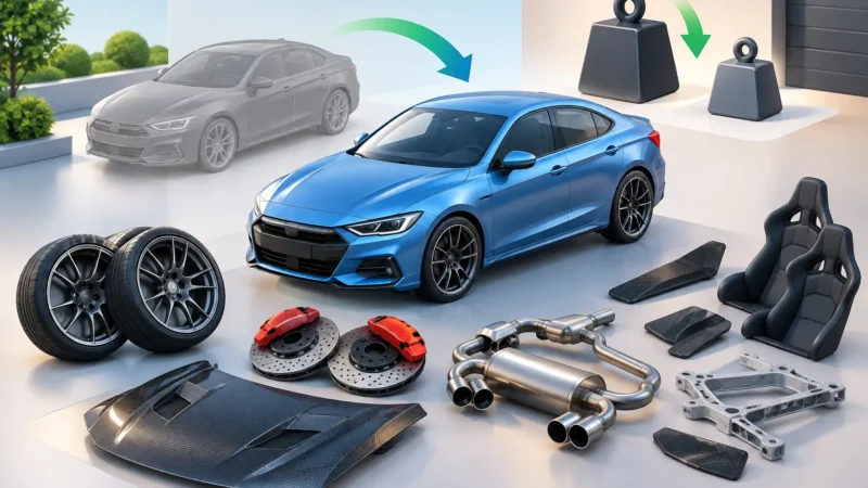 Auto gewicht verminderen: gids voor slimme upgrades