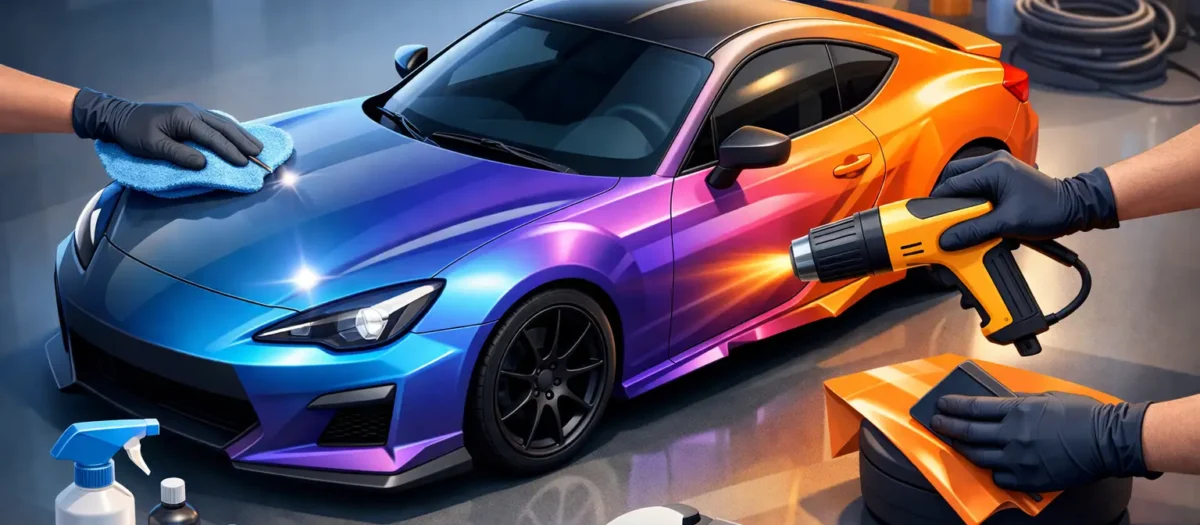 Carwrap onderhoud: zo blijft je wrap strak