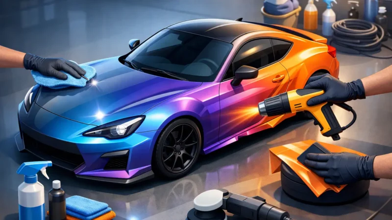 Carwrap onderhoud: zo blijft je wrap strak