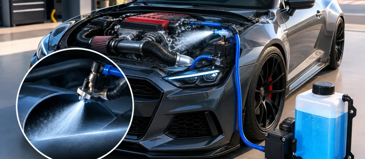 Werkt waterinjectie echt bij een getunede auto?