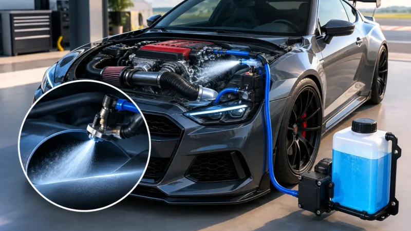 Werkt waterinjectie echt bij een getunede auto?